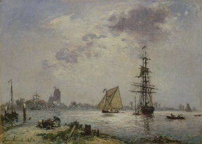 Dordrecht, 1873 od Johan Barthold Jongkind